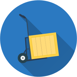 Same Day Courier Service Trolley